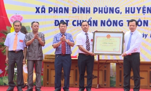 Xã Phan Đình Phùng, Mỹ Hào đón chuẩn nông thôn mới