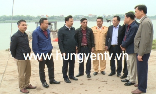 PCT UBND tỉnh Bùi Thế Cử:  Xử lý nghiêm khai thác cát trái phép trên sông Hồng, sông Luộc