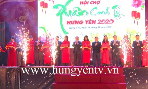 Hưng Yên khai mạc Hội chợ Xuân Canh Tý 2020