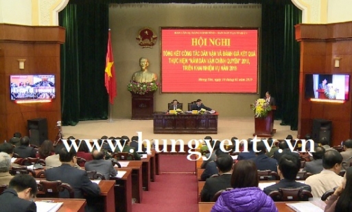Hưng Yên:  năm 2019  tập trung nâng cao chất lượng, hiệu quả công tác dân vận