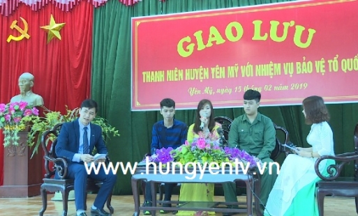 Các địa phương tổ chức giao lưu với tân binh trước ngày lên đường nhập ngũ