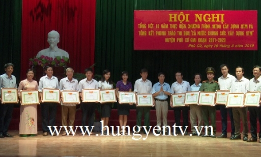 Phù Cừ huy động trên 3.000 tỉ đồng xây dựng nông thôn mới