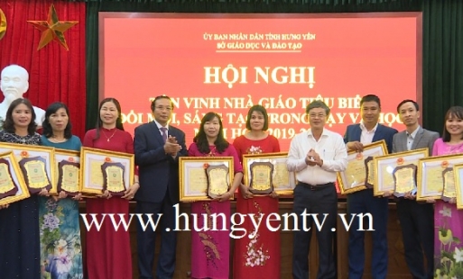 Hưng Yên tôn vinh 65 nhà giáo tiêu biểu “Đổi mới, sáng tạo trong dạy và học” năm học 2018 - 2019