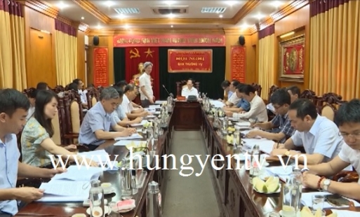 PBT Thường trực Tỉnh ủy kiểm tra công tác chuẩn bị Đại hội Đảng bộ ở Văn Giang 