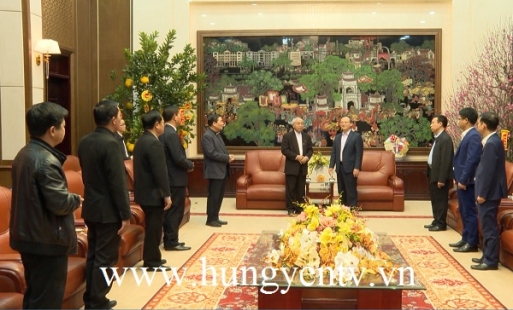 Tòa giám mục Giáo phận Thái Bình chúc tết tỉnh Hưng Yên