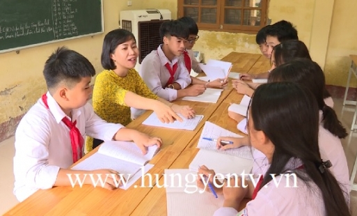 Cô Nguyễn Thị Huyền, trường THCS Bần Yên Nhân tích cực sáng tạo trong giảng dạy
