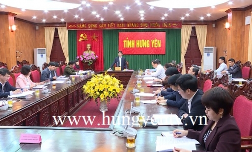 Tiểu ban phục vụ Đại hội Đảng bộ tỉnh Hưng Yên họp bàn công tác chuẩn bị đại hội
