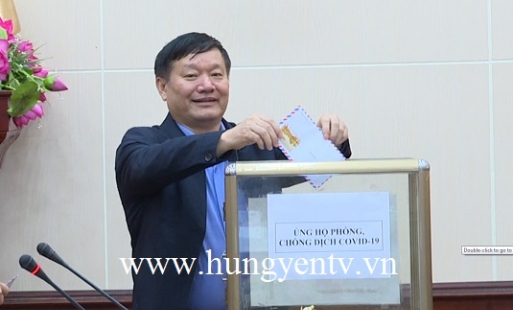 Hưng Yên phát động toàn dân ủng hộ phòng, chống dịch Covid- 19