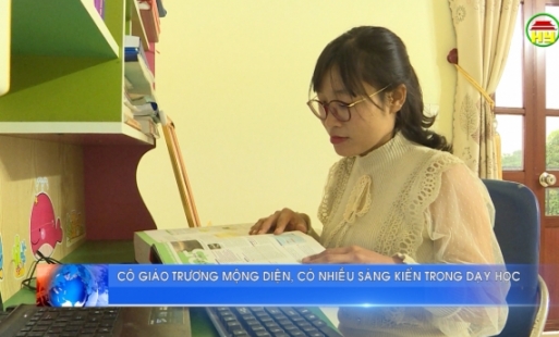 Cô giáo Trương Mộng Diện có nhiều sáng kiến trong dạy học