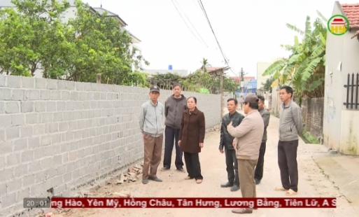 Lan tỏa hiến đất làm đường giao thông 