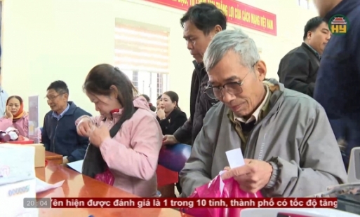 Xã Tiên Tiến chi trả bồi thường giải phóng mặt bằng