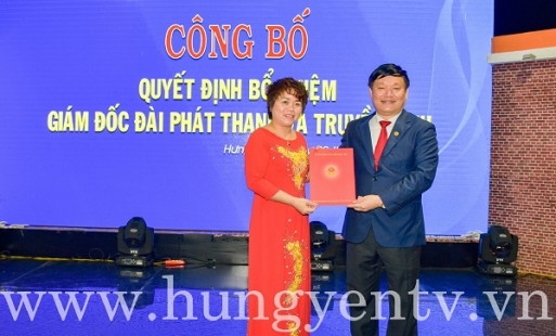 Bà Nguyễn Thị Thu Hoài được bổ nhiệm làm Giám đốc Đài Phát thanh & Truyền hình Hưng Yên