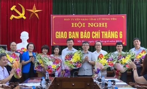 Hưng Yên giao ban Báo chí tháng 6