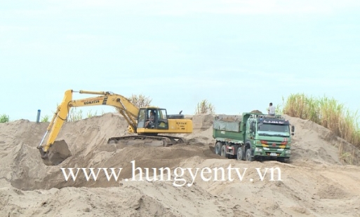 Thành phố Hưng Yên có 9 bãi chứa vật tư, vật liệu chưa được cấp phép