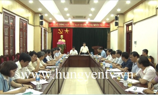PBT Thường trực Tỉnh ủy Nguyễn Duy Hưng làm việc tại Yên Mỹ