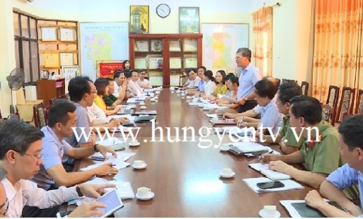 Ban chỉ đạo thi THPT Quốc gia 2019 làm việc tại Hưng Yên