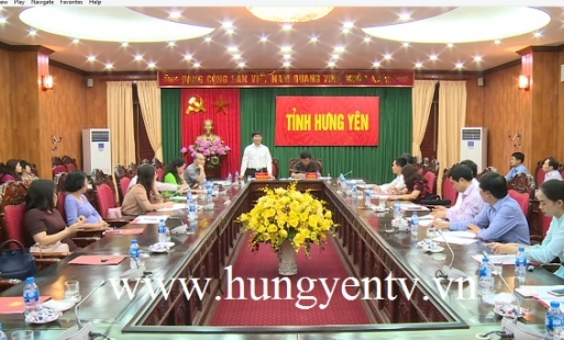 Đoàn công tác Văn phòng Trung ương Đảng làm việc tại Hưng Yên