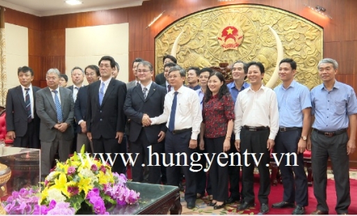 Đoàn đại biểu thành phố Nikaho, Nhật Bản thăm và làm việc  tại tỉnh Hưng Yên