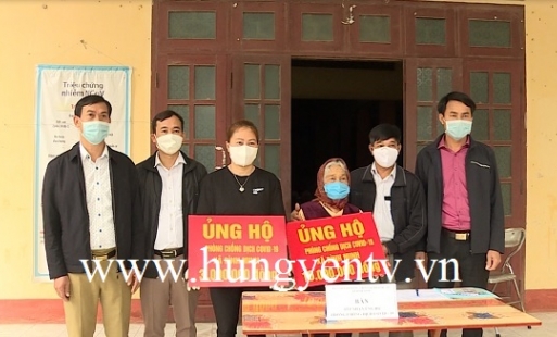 Khoái Châu: Tiếp nhận 2,1 tỷ đồng ủng hộ phòng, chống dịch Covid – 19