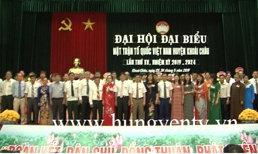 Đại hội MTTQ Việt Nam huyện Khoái Châu nhiệm kỳ 2019-2024
