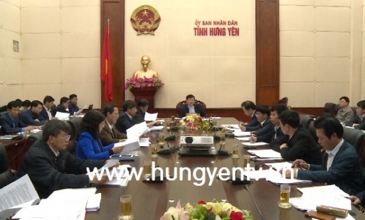 UBND tỉnh xem xét, cho ý kiến về một số nội dung cho kỳ họp chuyên đề của HĐND tỉnh