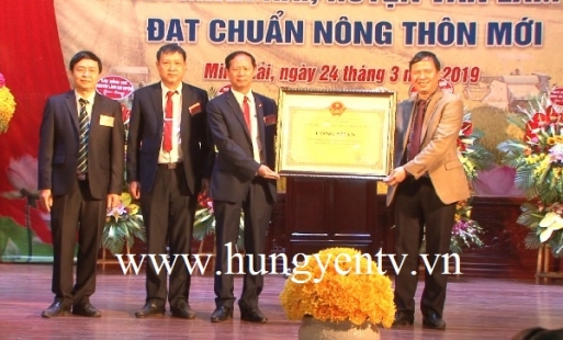 Xã Minh Hải huyện Văn Lâm đón bằng công nhận xã đạt chuẩn nông thôn mới