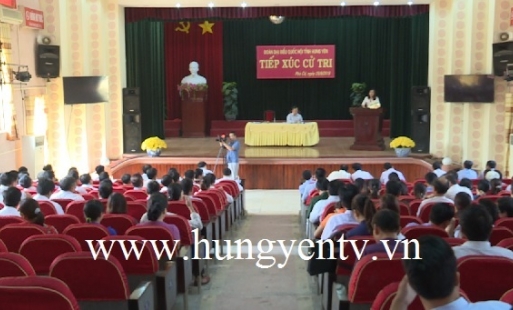Đoàn Đại biểu Quốc hội tỉnh Hưng Yên tiếp xúc với cử tri huyện Phù Cừ