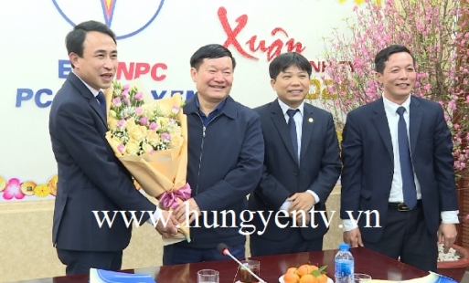 Chủ tịch UBND tỉnh Nguyễn Văn Phóng thăm, chúc tết một số đơn vị