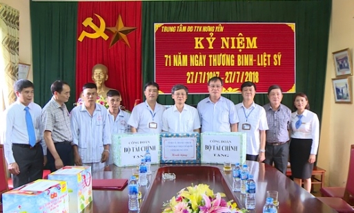 Hưng Yên hướng đến ngày Thương binh liệt sỹ 27/7 bằng những việc làm thiết thực