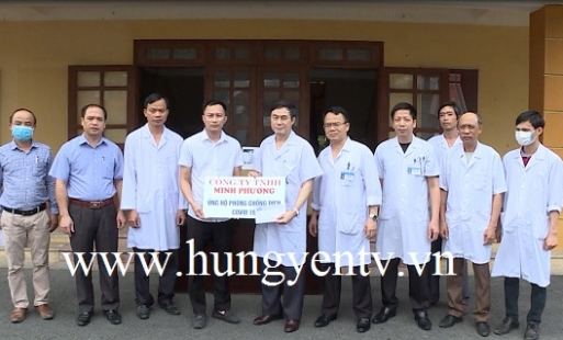 Các doanh nghiệp ở Hưng Yên ủng hộ phòng, chống dịch Covid - 19