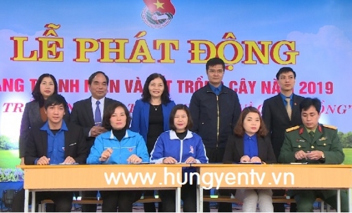 Hưng Yên khởi động Tháng Thanh niên và phát động tết trồng cây