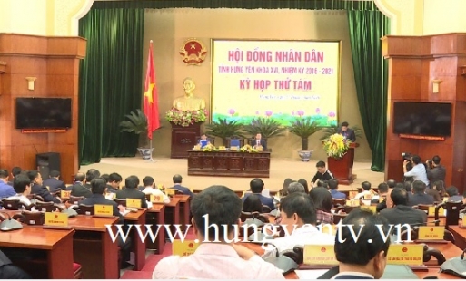 HĐND tỉnh Hưng Yên khóa XVI tiến hành kỳ họp chuyên đề