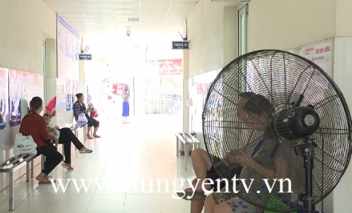 Bệnh viện Sản nhi Hưng Yên phòng chống nắng nóng cho bệnh nhân