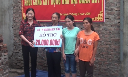 Khởi công xây dựng nhà đại đoàn kết tại Văn Giang