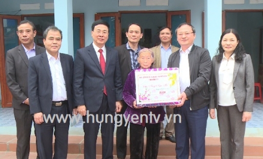 Lãnh đạo tỉnh Hưng Yên thăm, chúc Tết các gia đình chính sách