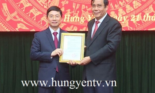 Phó Chủ nhiệm Văn phòng Chính phủ được điều động làm Phó Bí thư Thường trực Tỉnh ủy Hưng Yên