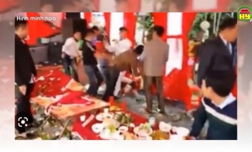 Xô xát tại đám cưới dẫn đến thương tích