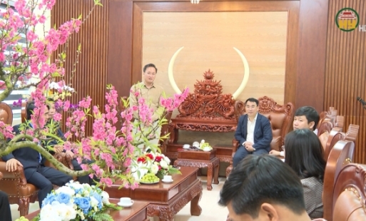 Bí thư Tỉnh ủy Hưng Yên thăm, chúc Tết Sở Giao thông vận tải