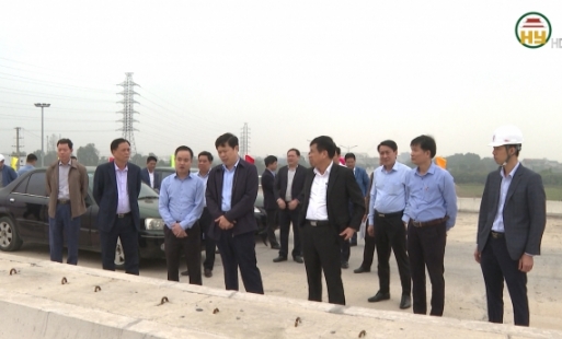 Phó Bí thư Thường trực Tỉnh uỷ Hưng Yên kiểm tra thực địa Dự án đường Hưng Yên – Hà Nội kéo dài