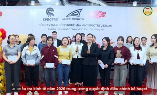 Chăm lo tết cho công nhân