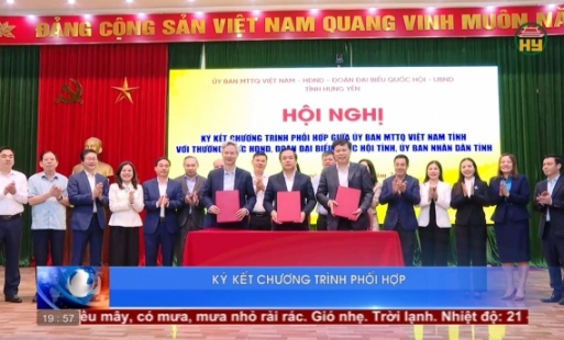 Ký kết chương trình phối hợp