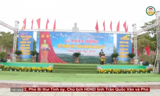 Tết trồng cây đời đời nhớ ơn Bác Hồ