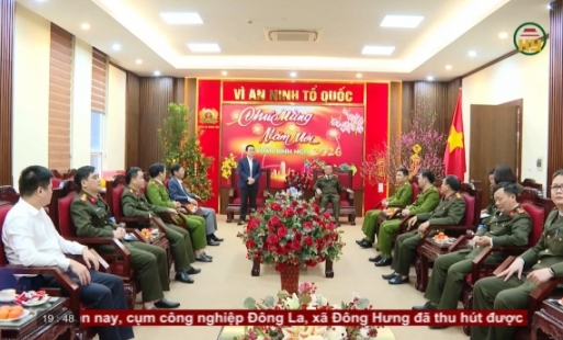 Thăm, động viên một số đơn vị trực Tết