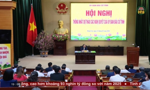 Thống nhất dự thảo nghị quyết của Ủy ban bầu cử tỉnh