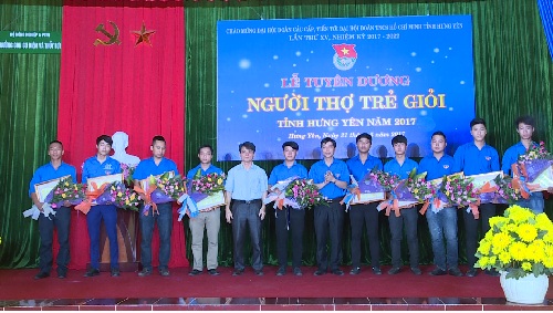 Hưng Yên tuyên dương 20 thợ trẻ giỏi