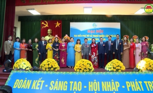 Đại hội Hội phụ nữ xã Trung Nghĩa nhiệm kỳ 2021 - 2026