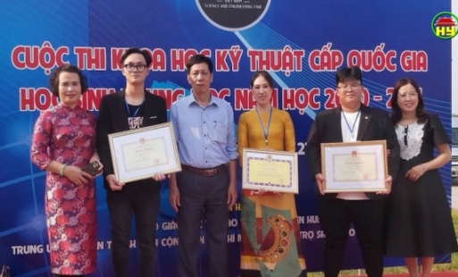 Học sinh Hưng Yên đạt giải cao cuộc thi KHKT toàn quốc