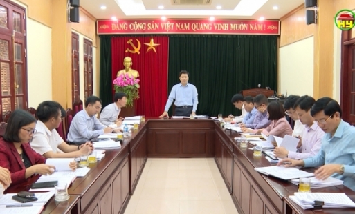 Thường trực HĐND tỉnh làm việc với huyện Yên Mỹ về công tác chuẩn bị bầu cử