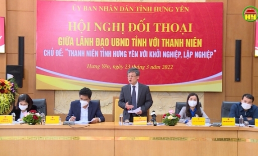 Lãnh đạo tỉnh Hưng Yên đối thoại với thanh niên 