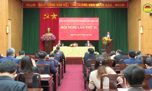 Hội nghị Ban Chấp hành Đảng bộ tỉnh lần thứ 21